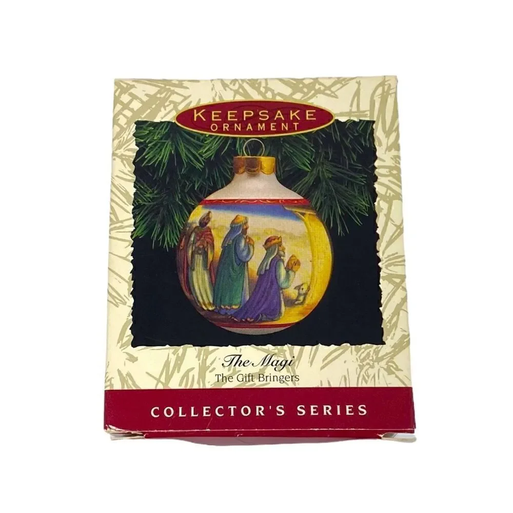 Vintage Hallmark Keepsake Ornament 1993 The Gift Bringers Series -  The Magi